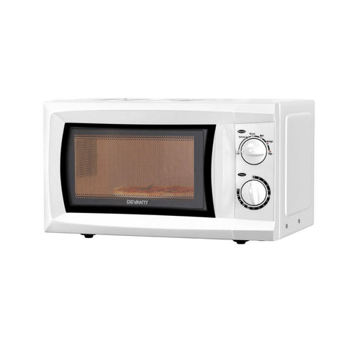 Devanti 20L Microwave Oven 800W White Microwaves