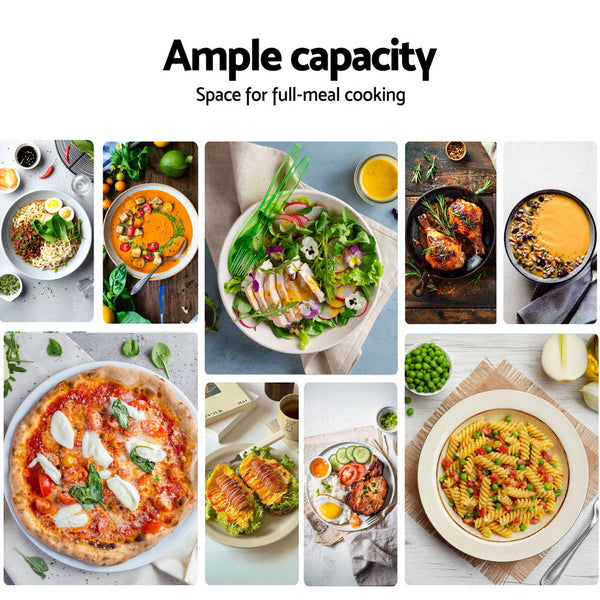 Devanti 20L Microwave Oven 800W White Microwaves