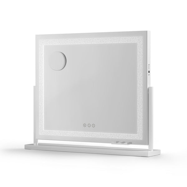 Embellir Makeup Mirror 60X50cm 360～ Rotatable Vanity Mirror With Lights Crystal Led Makeup Mirrors