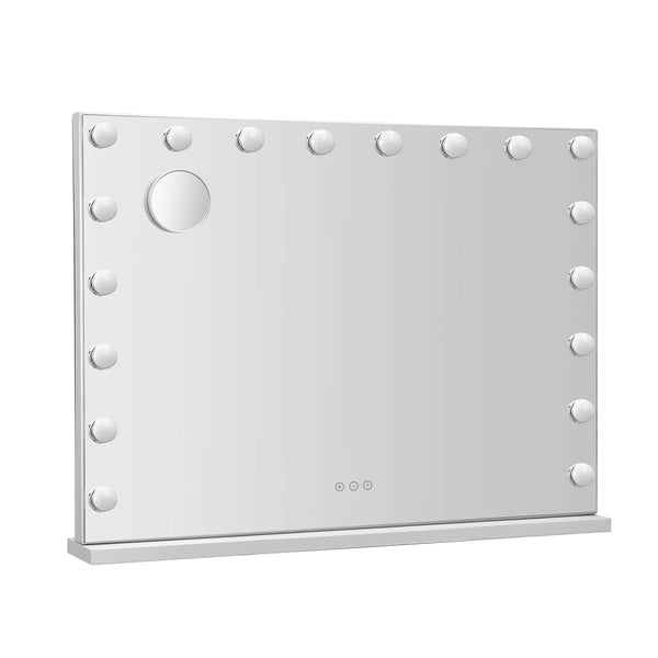 Embellir Makeup Mirror 80X58cm Hollywood Vanity With Led Light Tabletop Wall Makeup Mirrors