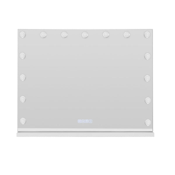 Embellir Bluetooth Makeup Mirror 80X58cm Hollywood Vanity With Led Light Wall Makeup Mirrors
