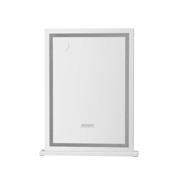 Embellir Bluetooth Makeup Mirror 58X80cm Hollywood Vanity With Led Light Crystal Makeup Mirrors