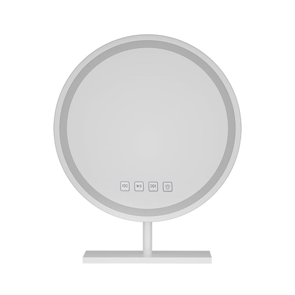 Embellir Makeup Mirror 40X40cm Hollywood Vanity With Led Light Tabletop Round Makeup Mirrors
