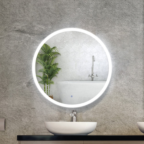 Embellir Wall Mirror 70Cm With Led Light Makeup Home Decor Bathroom Round Vanity Makeup Mirrors