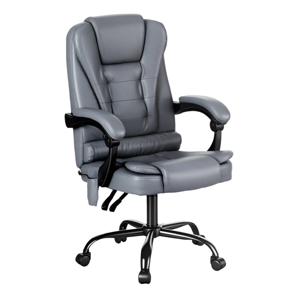 Artiss Executive Office Chair 4 Point Massage Adjustable Ergonomic Recline Back Office Chairs