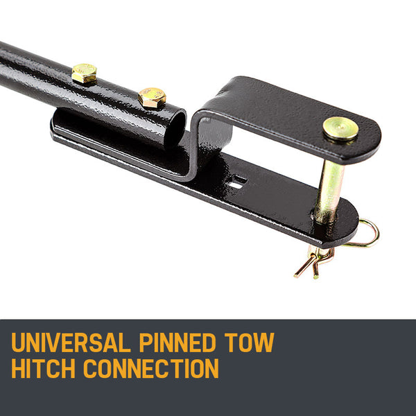 Plantcraft Tow Behind Broadcast Spreader 90Kg 105L Seed Fertiliser Rotary Rotary Tools