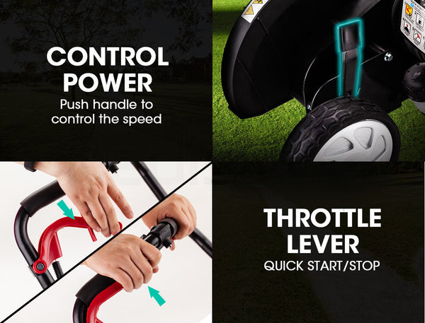 Baumr Ag Baumr Ag 31Cc Lawn Edger Petrol 4 Stroke Garden Grass Weed Trimmer Blade Cutting String Trimmers