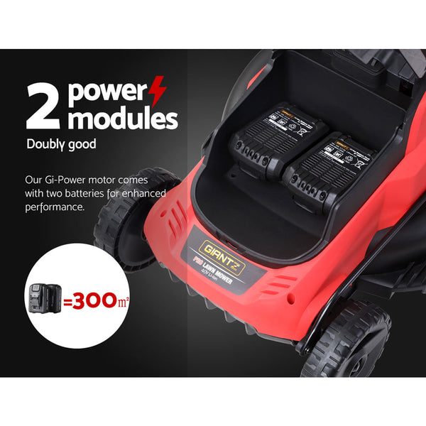Giantz Lawn Mower Cordless 40V Battery Electric Lawnmower 34Cm Width Lawn Mowers