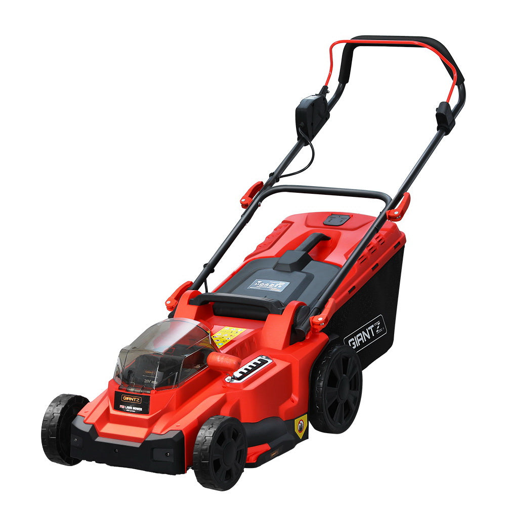 Giantz Lawn Mower 37Cm Cutting Width Cordless 40V Electric Lawnmower Lawn Mowers