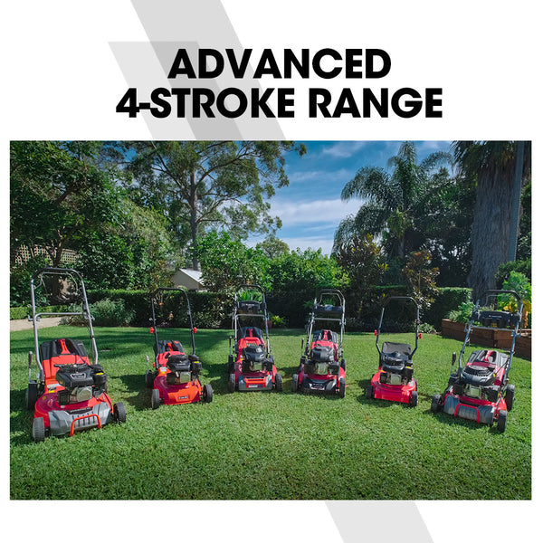 Baumr Ag 139Cc Lawn Mower 4 Stroke 16 Inch Petrol Lawnmower Hand Push Engine 35L Catcher Petrol Mowers