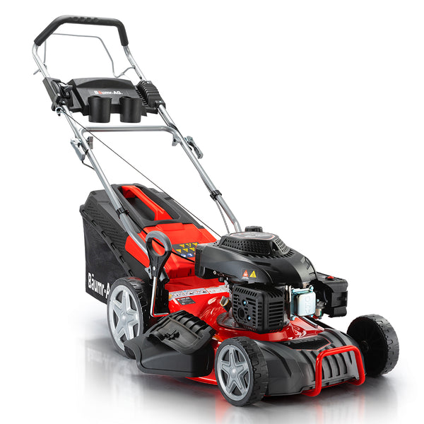 Baumr Ag Lawn Mower 18 220Cc Petrol Self Propelled Push Lawnmower 4 Stroke Petrol Mowers