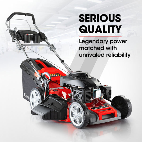 Baumr Ag Petrol Lawn Mower 220Cc 20' 4 Stroke Self Propelled 840Sx Lawn Mowers