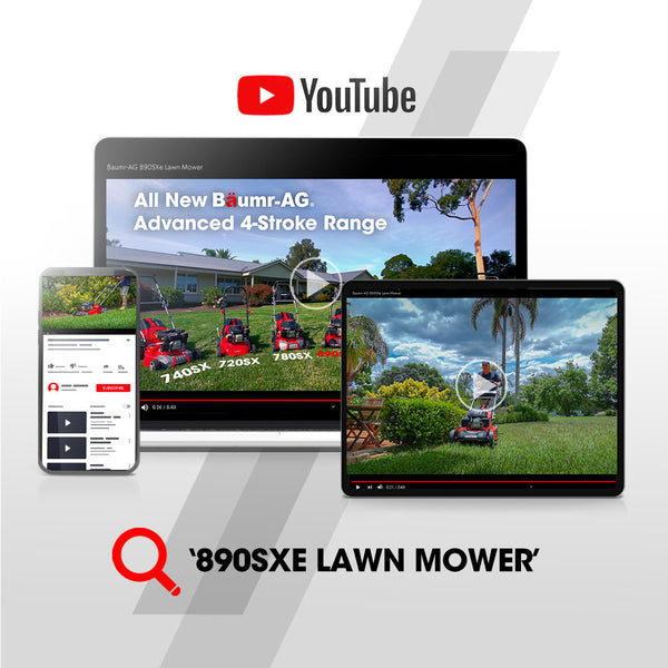 Baumr Ag Baumr Ag 248Cc Lawn Mower 4 Stroke 21 Inch Petrol Lawnmower 4 In 1 Self Propelled Electric Start Petrol Mowers