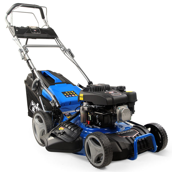 Powerblade 175Cc 18" Lawn Mower Electric Start Petrol Self Propelled Lawnmower Inch Petrol Mowers
