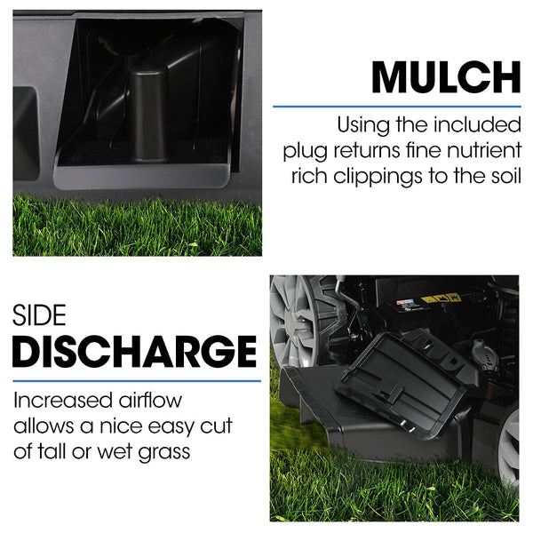 Powerblade 20' 200Cc Self Propelled Lawn Mower 7 Height Steel Deck Wash Port Ohv 4 Stroke Petrol Vs900 Lawn Mowers