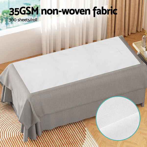 Zenses 80Cm X 180Cm Massage Table Cover 6 Rolls 300 Pieces Linens & Covers