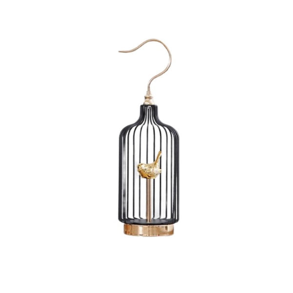 47 Centimetre Golden Handle Birdcage Tabletop Decor Sculptures Figurines Sculptures & Figurines