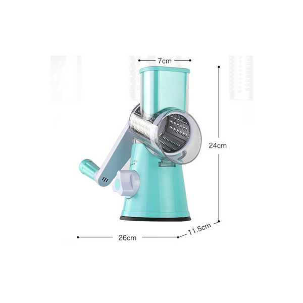 Manual Multifunctional Round Mandoline Potato Slicer Vegetable Cutter Cheese Gadgets Peelers & Slicers