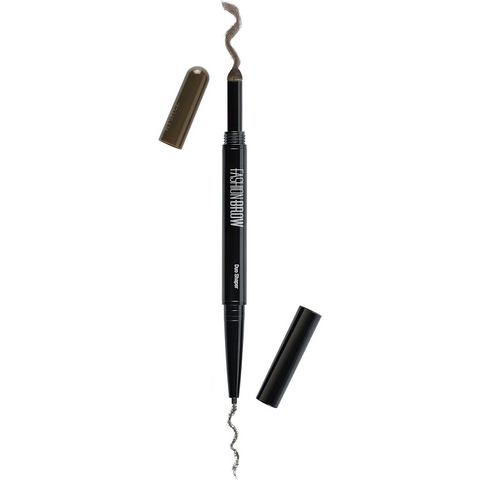 Maybelline New York Natural Eye Brow Duo 2 In 1 Pencil & Powder Deep Brown Eyeliner