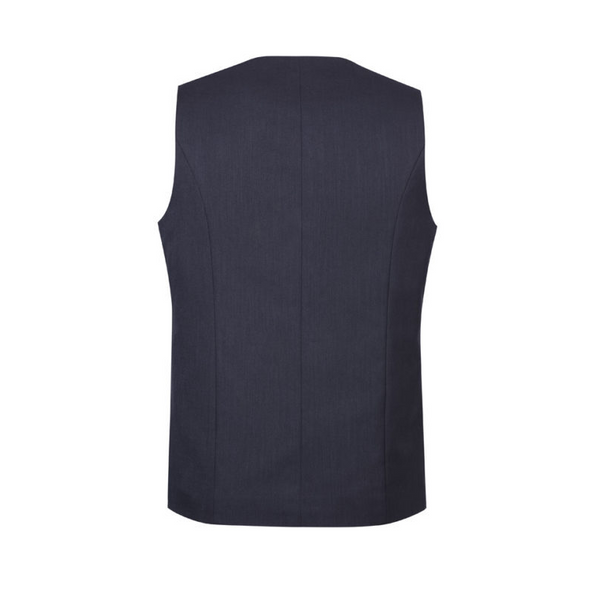 Biz Corporates Mens Bamboo Blend Longline Vest Waistcoat W/ Stretch Business Forrnal Dress Navy Coats Jackets & Vests