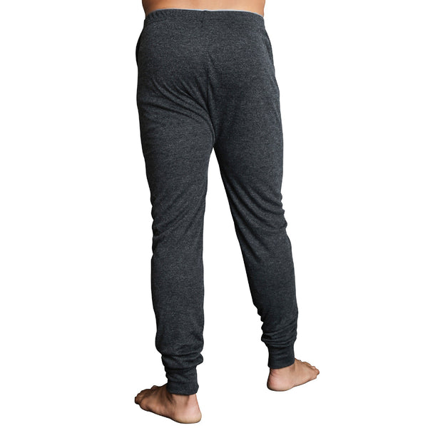 Mens Merino Wool Blend Long John Thermal Underwear Thermals Warm Winter Black Pants