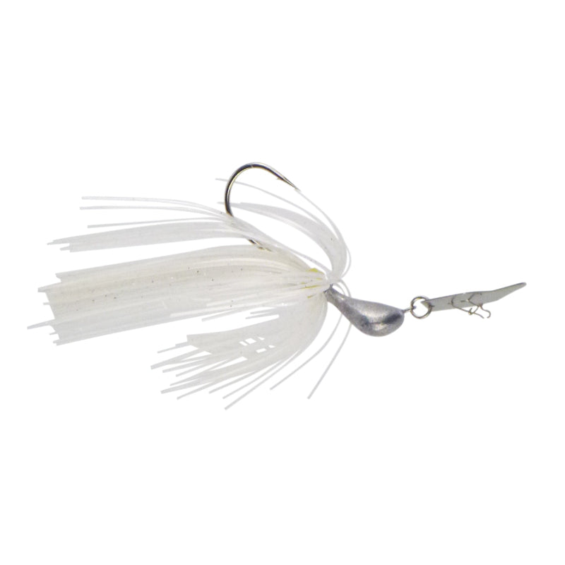 Dekoi 7Gm Bladed Swim Jig Chatterbait Metallic Pearl 2 Pack Baits & Lures