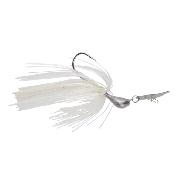 Dekoi 14Gm Bladed Swim Jig Chatterbait Metallic Pearl 2 Pack Baits & Lures