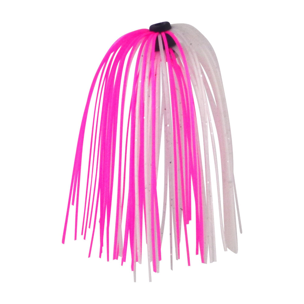 Dekoi Jigging Skirts Metallic Pink/White 5 Pack Baits & Lures