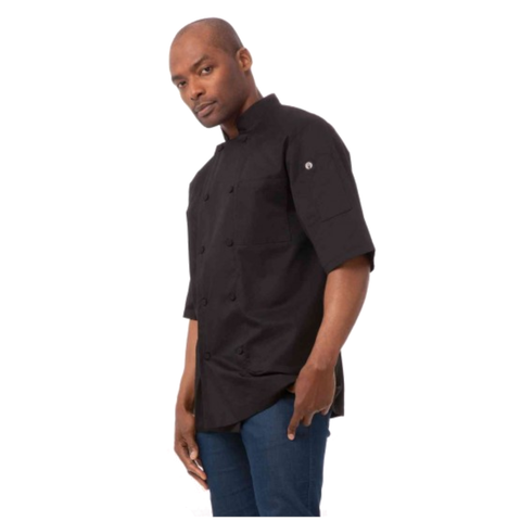 Chef Works Montreal Cool Vent Men's Black Jacket By Chef Coats & Jackets