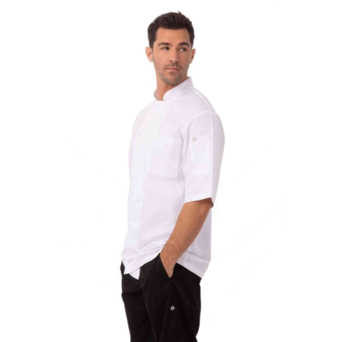 Chef Works Montreal Cool Vent Men's White Jacket By Chef Coats & Jackets