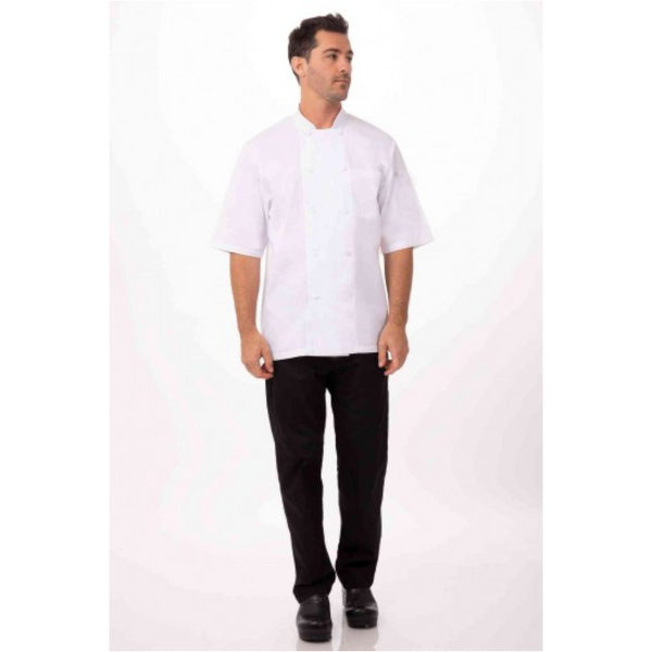 Chef Works Montreal Cool Vent Men's White Jacket By Chef Coats & Jackets