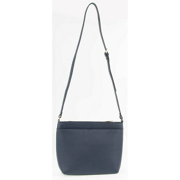 Morrissey Italian Womens Structured Leather Cross Body Handbag Bag Ladies Navy Women's Bags & Handbags