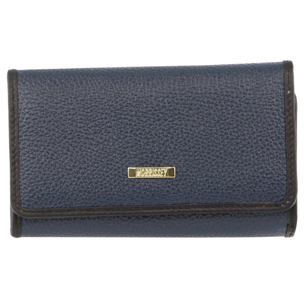 Morrissey Womens Card Holder Leather Wallet Coin Clutch Purse Organizer Cute Girl Ladies Navy Wallets
