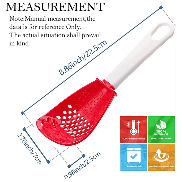 Multifunctional Slotted Spoon Cooking For Grinding And Stir Frying Kitchen Gadget Cooking Utensils