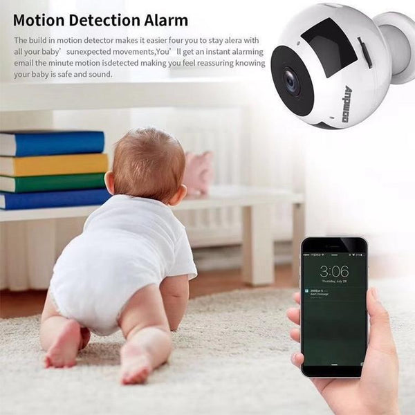 360 Degree Panoramic High Definition Wifi Ip Camera With Motion Detection And Night Vision Ip & Smart Security Camera Systems