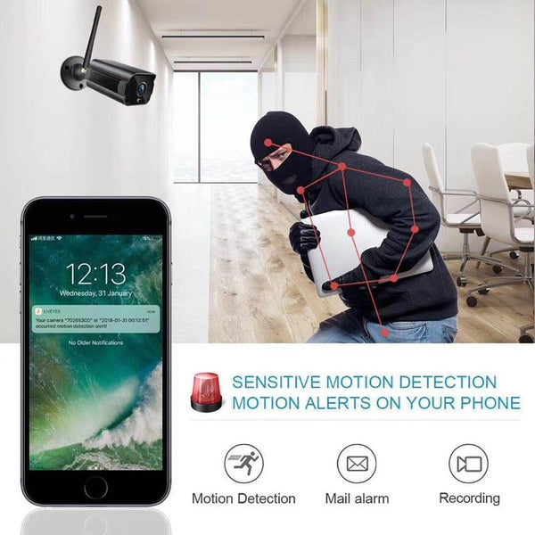 Wireless High Definition Internet Protocol Camera With Motion Detection And Night Vision Ip & Smart Security Camera Systems