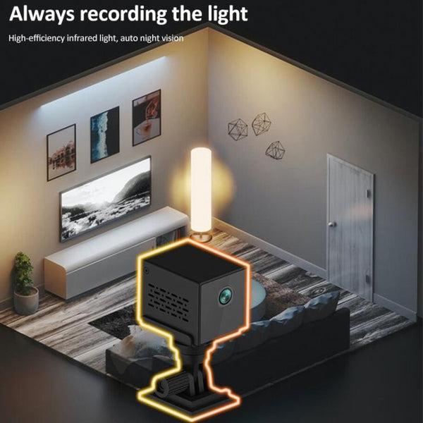 Long Battery Life Wireless Action Camera With Wide Angle Mount 1080P Camcorders