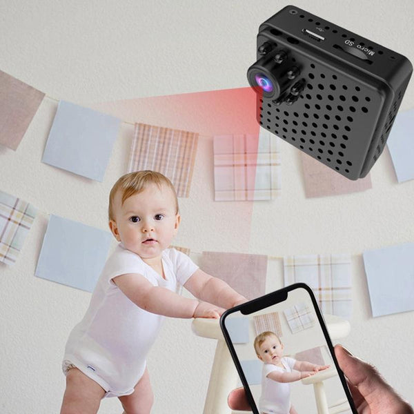 Hd Wifi Mini Security Camera With Motion Detection Night Vision And Tf Card Support Security Cameras