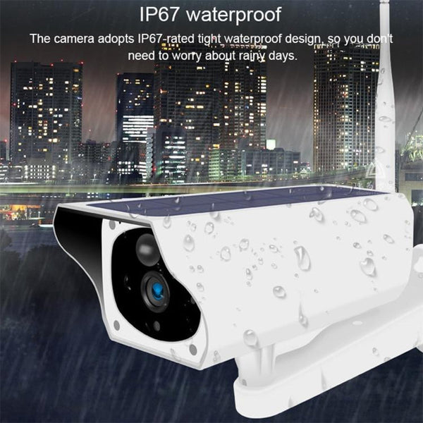 2Mp Solar Wifi Camera Waterproof Night Vision Motion Detection Voice Intercom Security Cameras