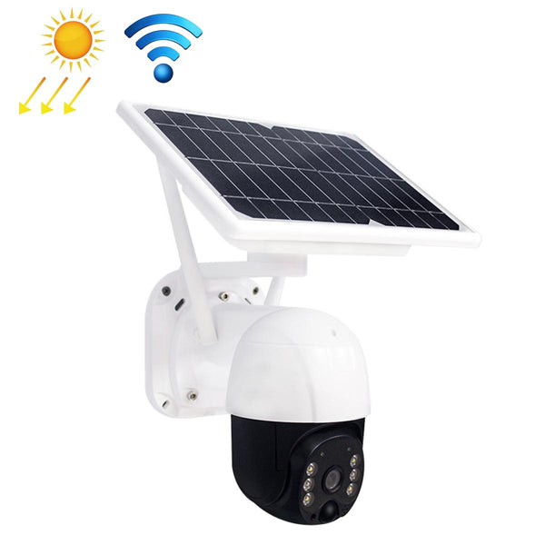 Full Hd Solar Wifi Camera With Pir Alarm & Night Vision 2 Way Audio Tf Card Slot Battery Not Included Security Cameras