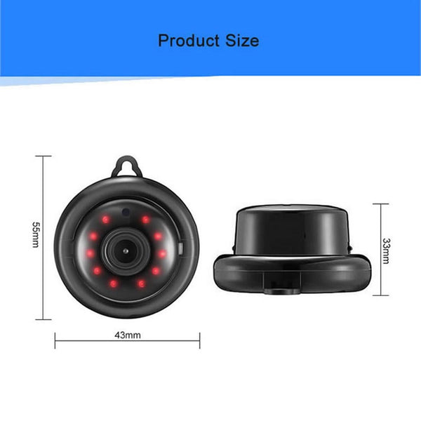 Mini High Definition Wireless Internet Protocol Camera With Night Vision And Motion Detection Digital Cameras