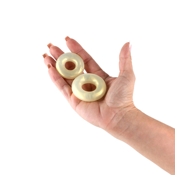 Fantasia Double Stack Amber  Rings Set Of 2 Sizes Placeholder