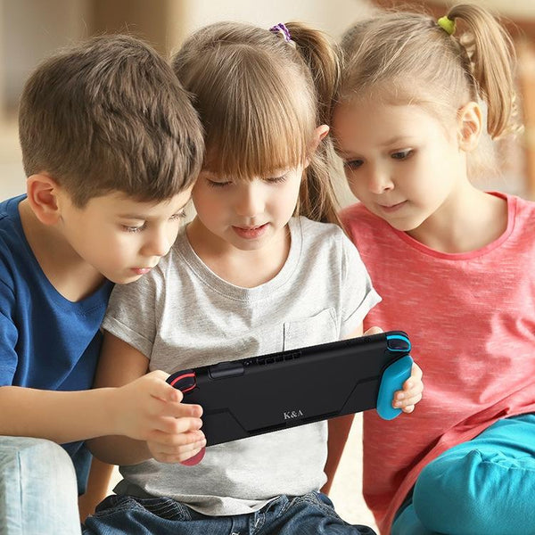 Nintendo Switch Tpu Grip With Game Card Slot Anti Shock Protection Case Other Video Game Accessories