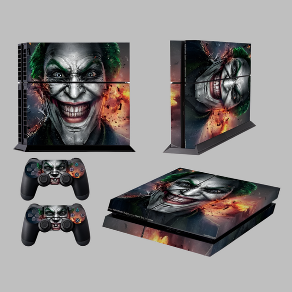 Sony Playstation 4 Ps4 Protective Film Sticker Clown Bucky Pattern Design Other Video Game Accessories