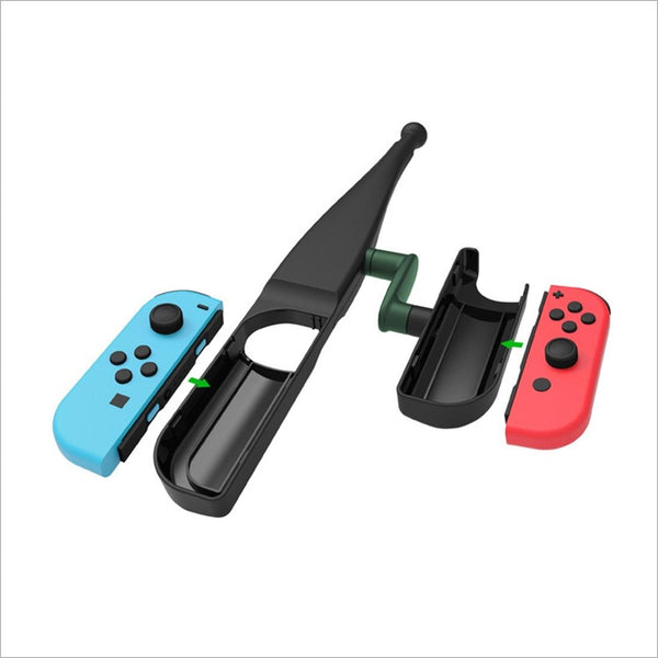 Switch Fishing Rod For Nintendo By Dobe Durable Abs Material Controllers & Attachments