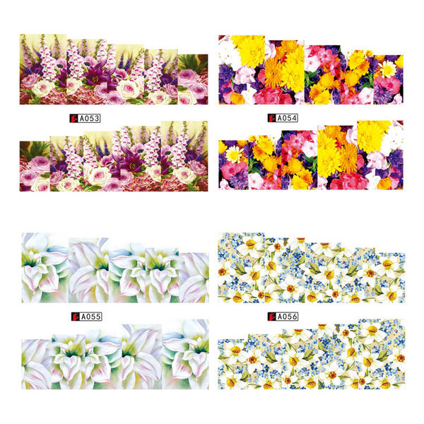 Nail Art Rose Sticker Bowknot Lace Red Flower Applique Eco Friendly Nail Art Tools