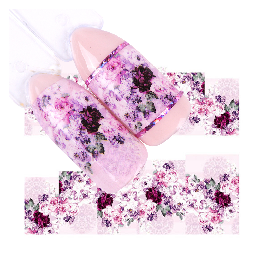 Nail Art Rose Sticker Bowknot Lace Red Flower Applique Eco Friendly Nail Art Tools