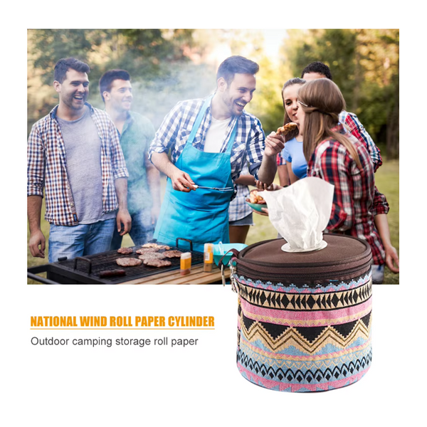 Style Folding Toilet Paper Tissue Case Holder Travel Napkin Storage Box Container For Picnic Home Toilet Paper Holders & Storage