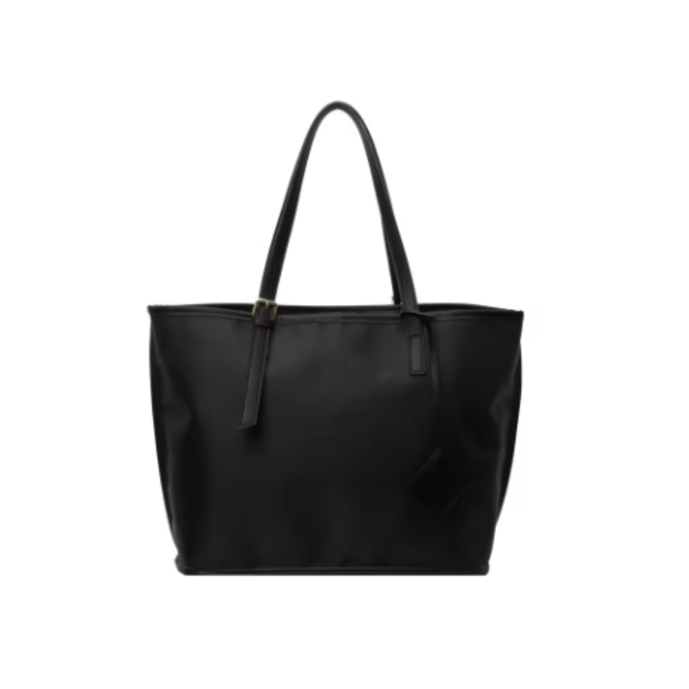 Elosung Black New Large Capacity Tote Bag Simple Versatile Handbag For Casual Outings Lightweight And Stylish Women's Bags & Handbags
