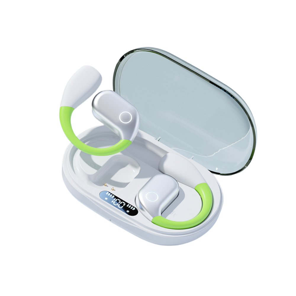 Elosung Black M82 Transparent Ows Wireless Bluetooth Earphones Clear Sound Comfortable Over Fit Headphones